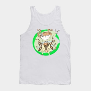 Zodiac Taurus Cute Kid Design Horoscope Gift Tank Top